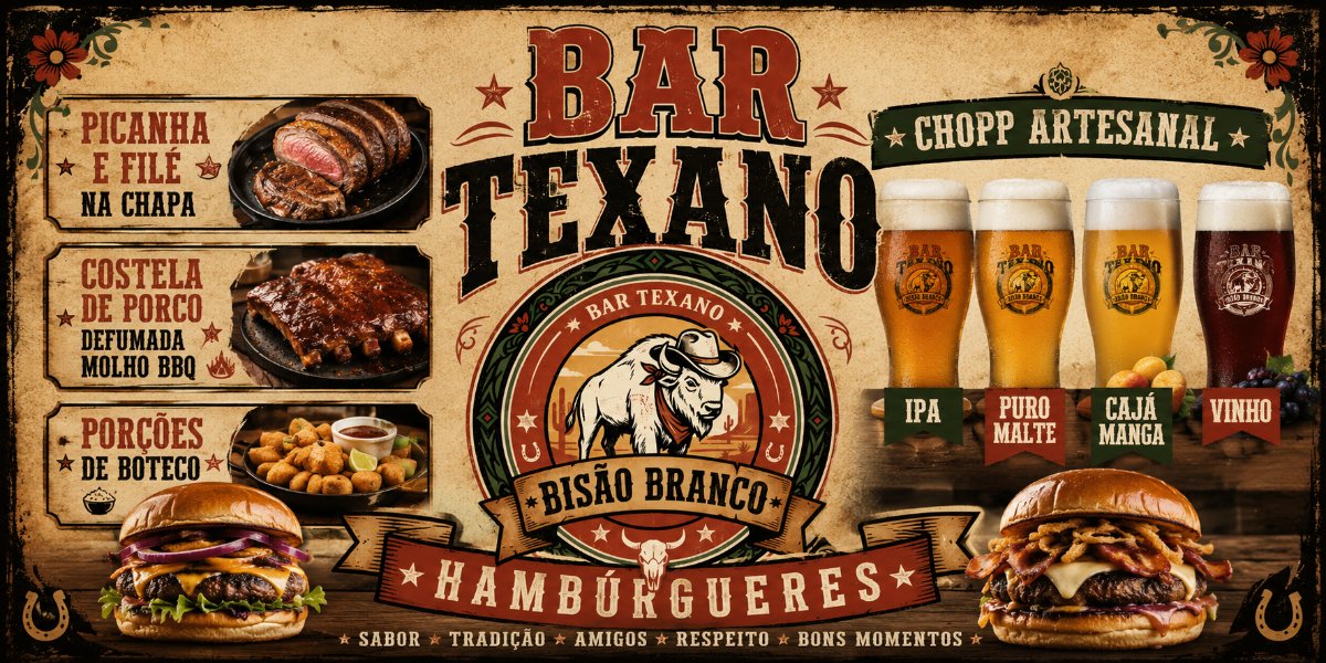 Bar Texano Bisão Branco